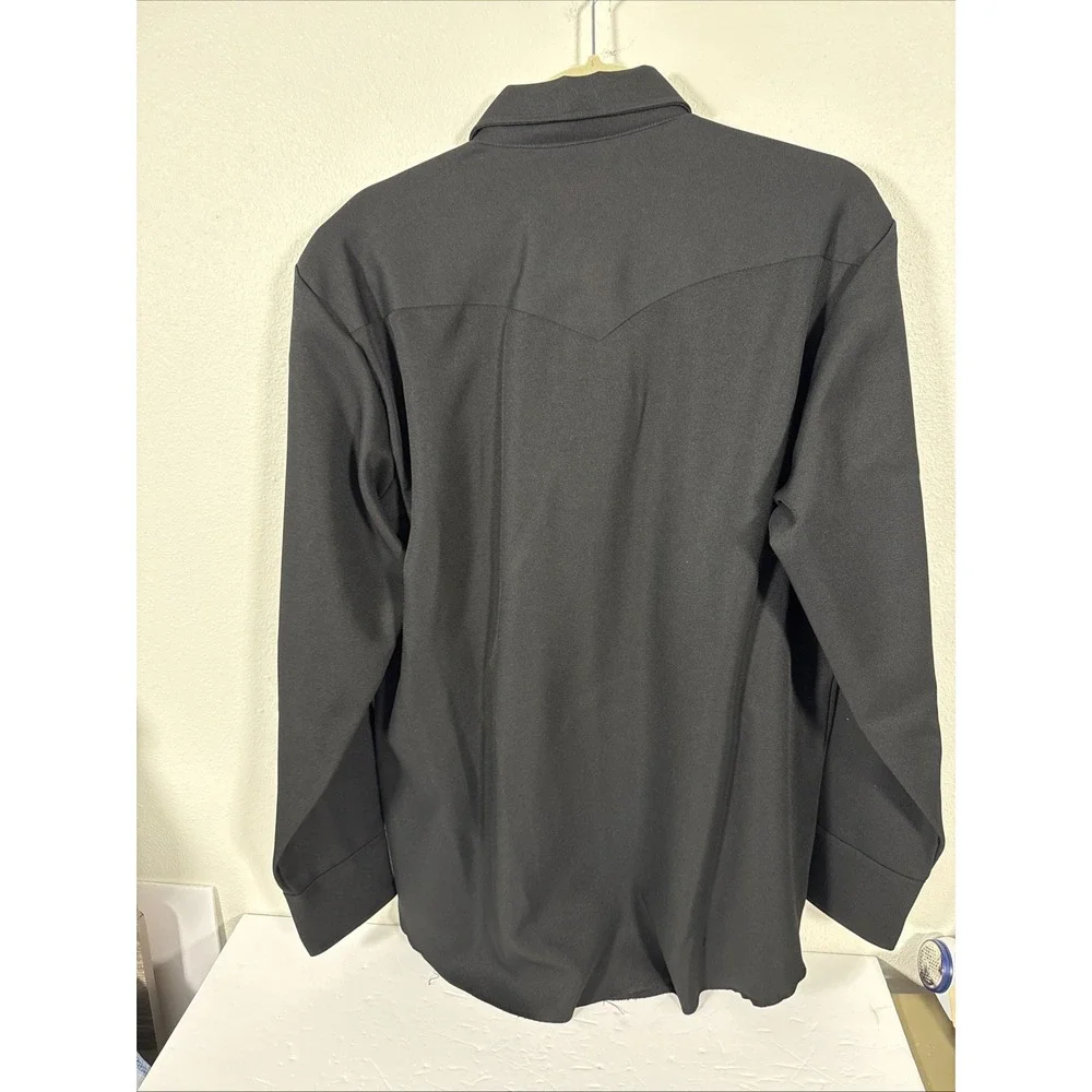 NWT H Bar C California Ranchwear Eagle‎ Bib Mens 16 1/2 Pearl Snaps L/S G2 - Picture 7 of 8